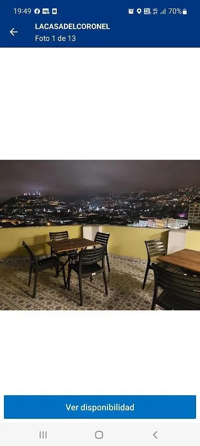 Guest house La Casa Del Coronel Hotel Quito Ecuador